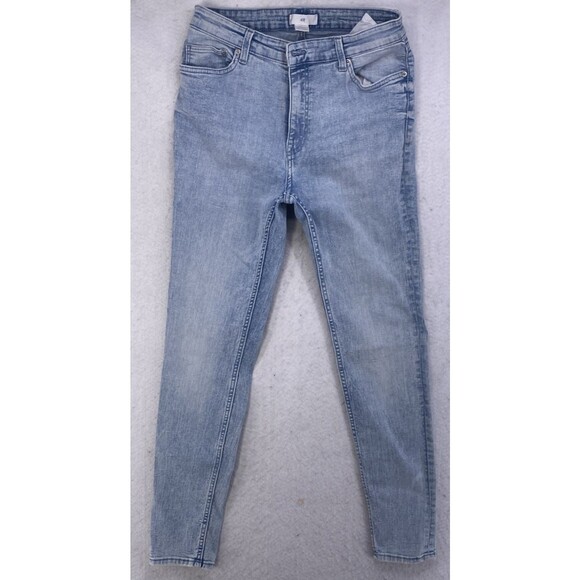 H&M Women’s Skinny Jeans Size 8 Light Wash Stretch Denim EUR 40 CN 170/76A - Picture 1 of 14